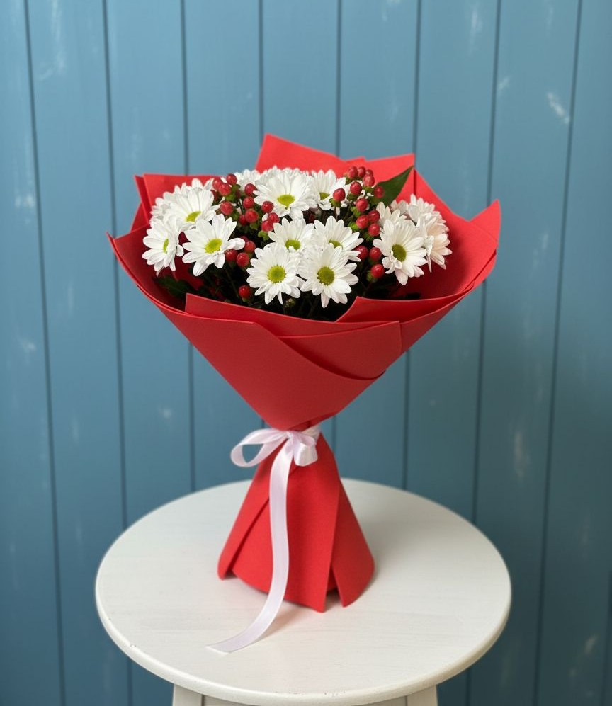 Букет цветов из: Хризантемы в Дивногорске