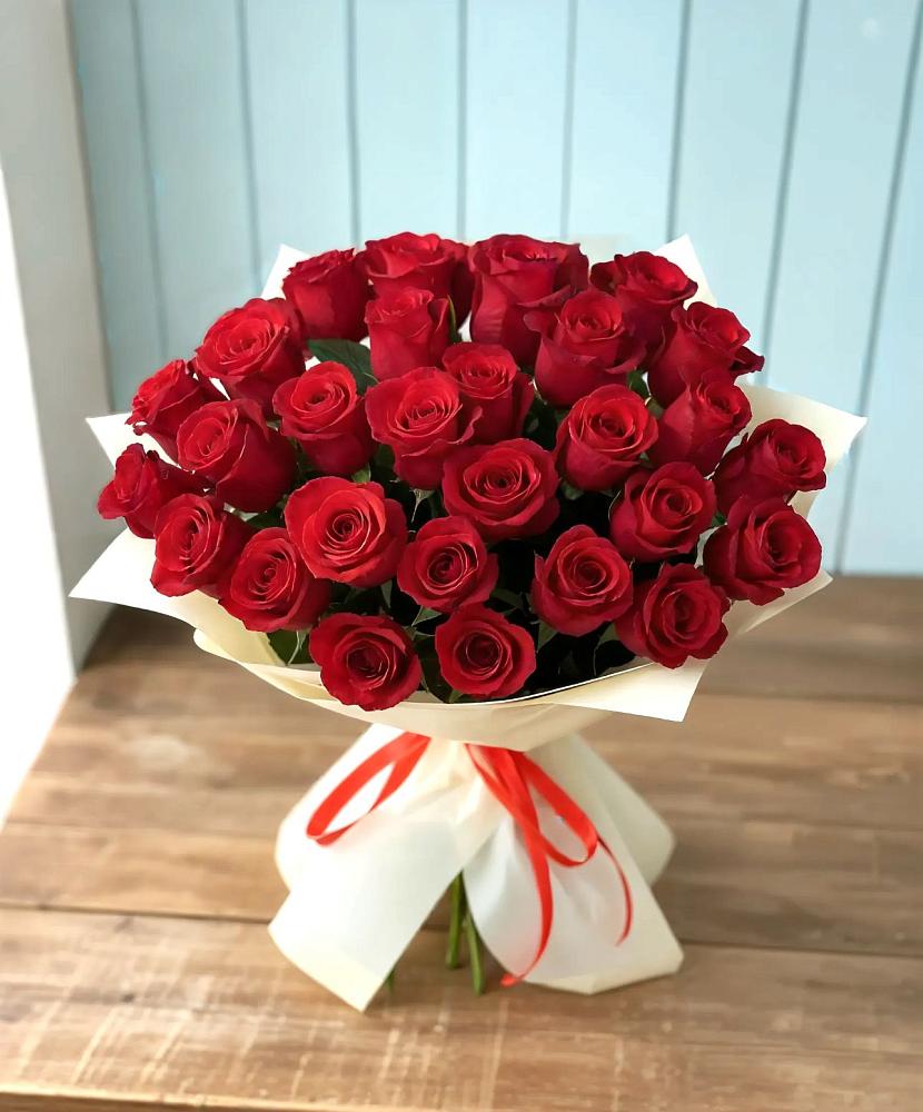 Букет 29 Красных роз в Дивногорске