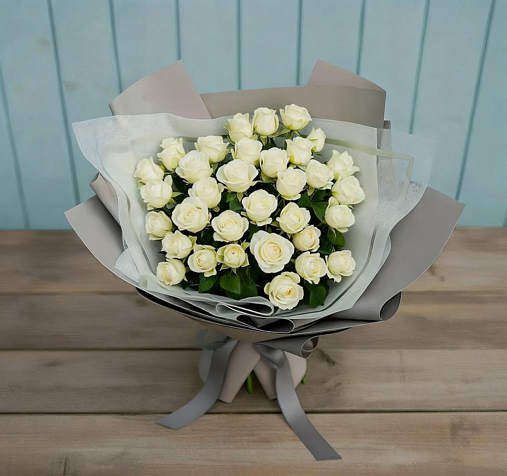 Букет Белоснежная нежность в Дивногорске
