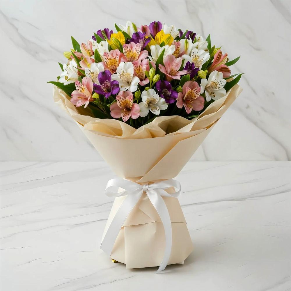 Букет цветов из: Альстромерии в Дивногорске