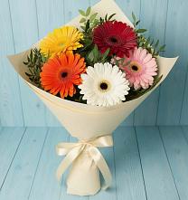 Букет цветов из:  Герберы #REPLACE_PRED# Дивногорске