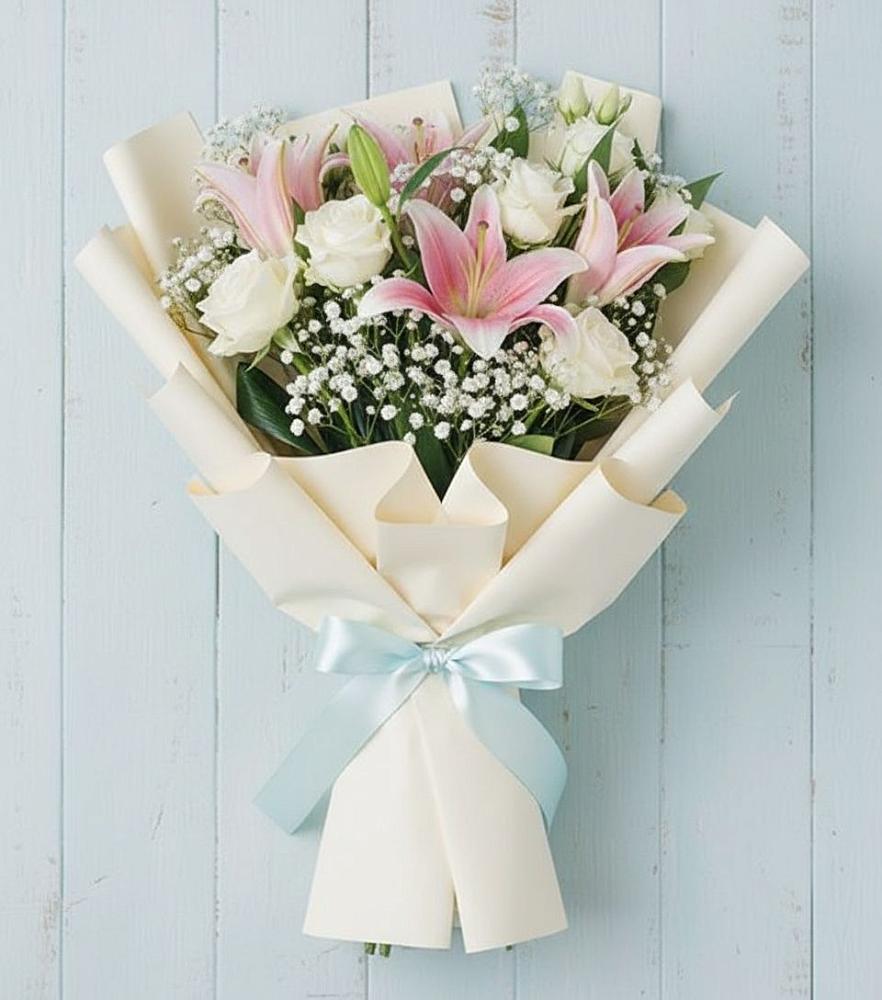 Букет цветов из: Лилии в Дивногорске