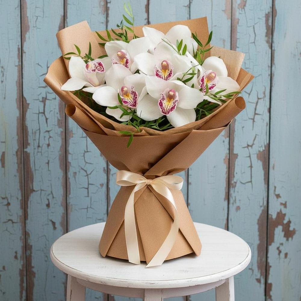 Букет цветов из: Орхидеи и Розы в Дивногорске