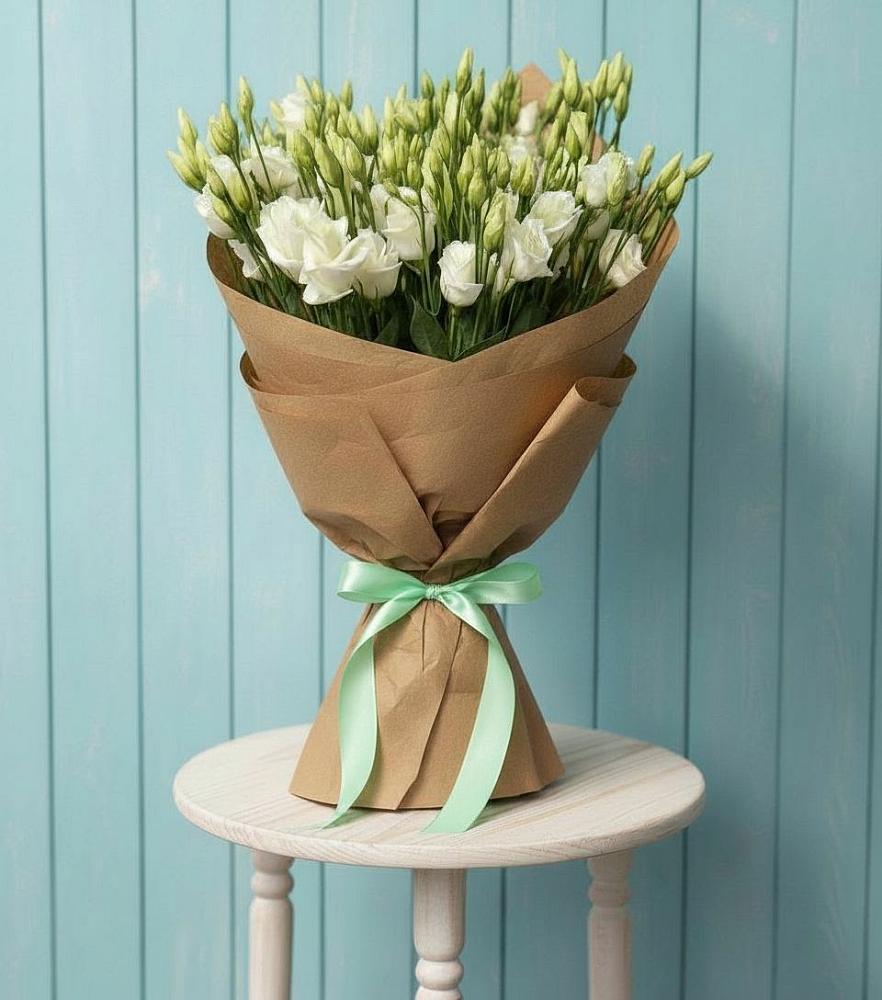 Букет цветов из: Лизиантусы в Дивногорске