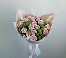 Букет цветов из:  Розы и Хризантемы в Дивногорске