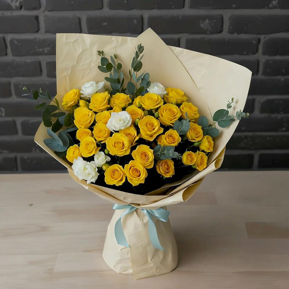 Букет цветов из: Розы в Дивногорске