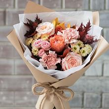 Букет цветов из:  Гвоздики, Хризантемы и Розы #REPLACE_PRED# Дивногорске