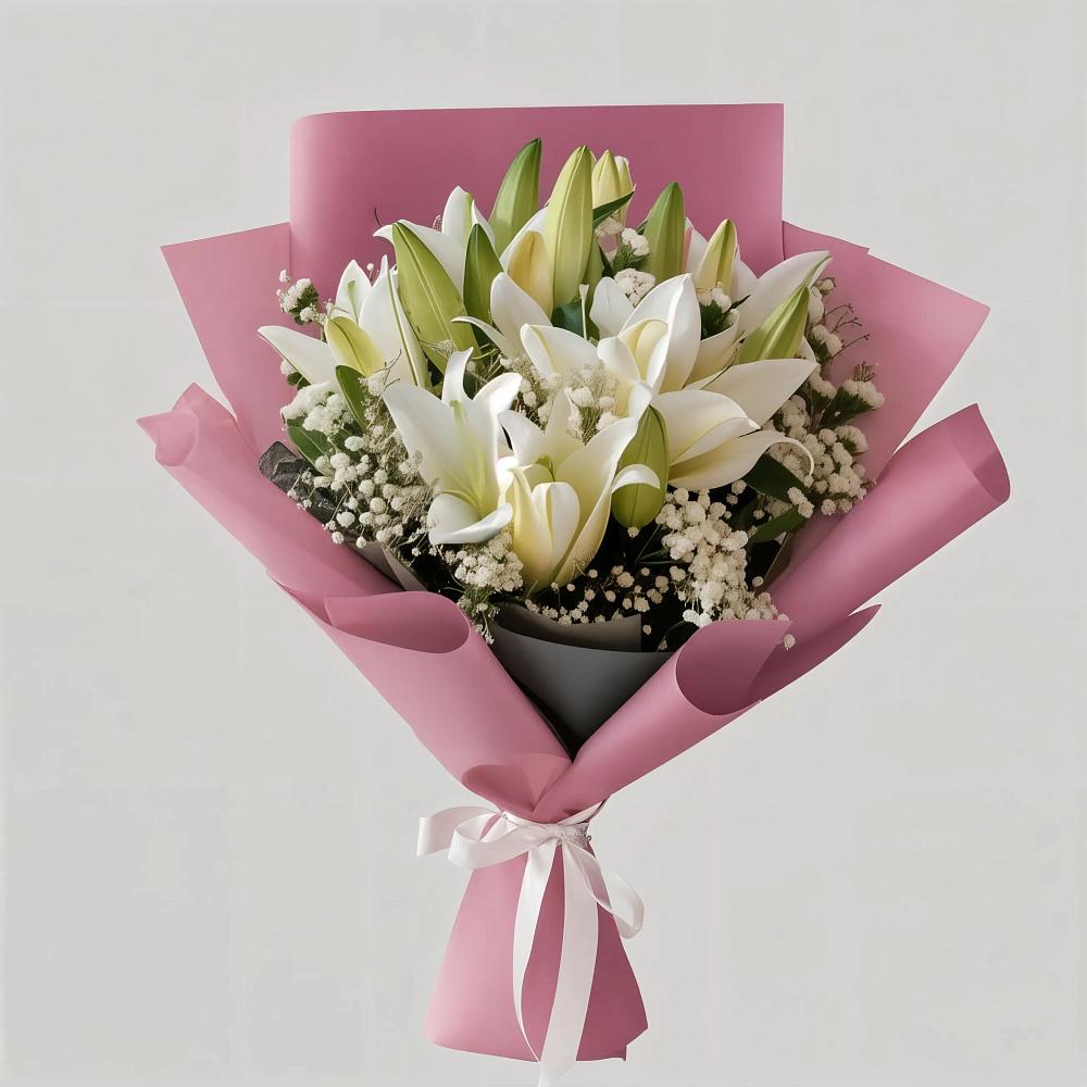 Букет цветов из: Лилии в Дивногорске