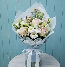 Букет цветов из:  Розы и Лизиантусы #REPLACE_PRED# Дивногорске